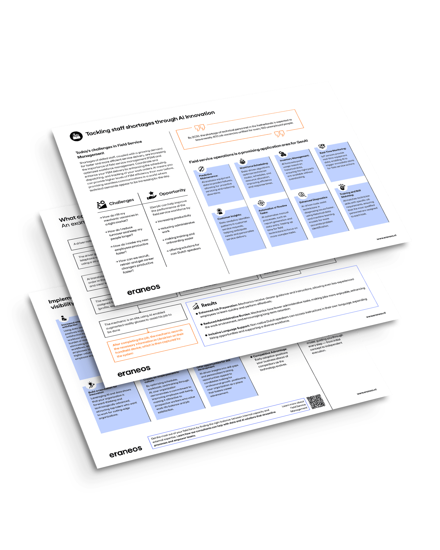 AI in Field Service Management infographic
